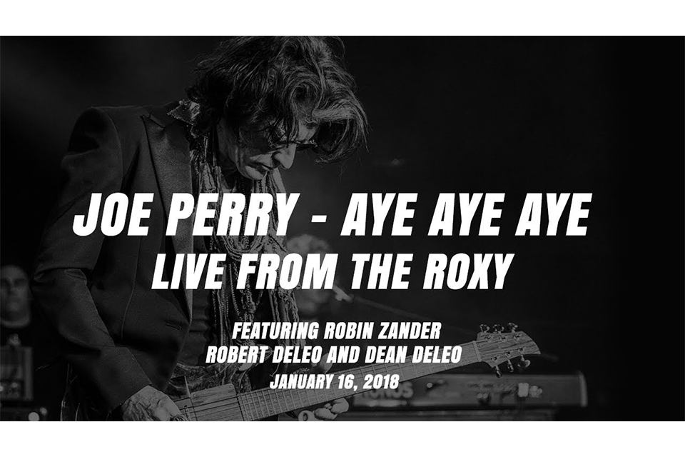 ジョー・ペリーが「Aye Aye Aye」のビデオを公開