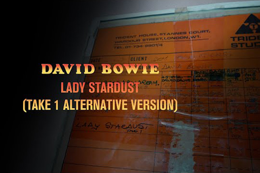 デヴィッド・ボウイ、新ボックスセット『Rock ‘n’ Roll Star!』から「Lady Stardust（Take 1 Alternate Version）」公開