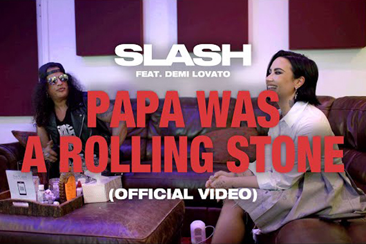 スラッシュ、最新ブルース・アルバムから「Papa Was a Rolling Stone]のMV公開