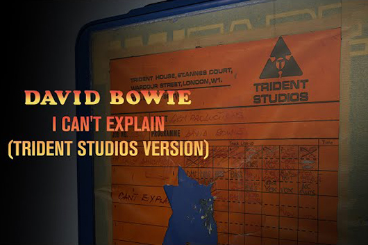 デヴィッド・ボウイ、新ボックスセット『Rock ‘n’ Roll Star!』からザ・フーのカヴァー「I Can’t Explain（Trident Studios version）」公開