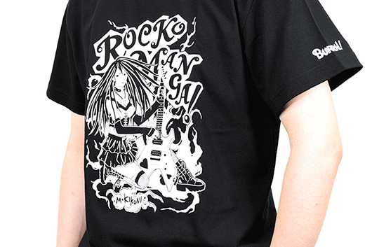 『BURRN!』創刊40周年記念！　スペシャル企画 “喜国雅彦×BURRN! コラボ Tシャツ” 新ヴァージョン＆復刻BURRN!ロゴTシャツ発売決定！