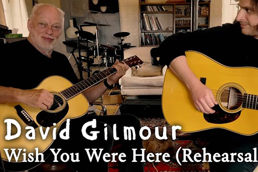 デヴィッド・ギルモア、「Wish You Were Here」のリハーサル映像公開