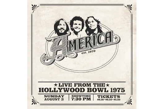 アメリカ、1975年のライヴ・アルバム『Live From The Hollywood Bowl 1975』9月発売