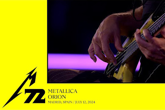 メタリカ、7/12と7/14のマドリード公演から4曲のプロショット映像公開