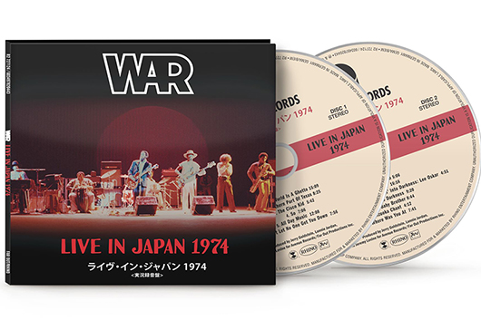 伝説のファンク・バンド、ウォー初来日公演の2枚組未発表ライヴ