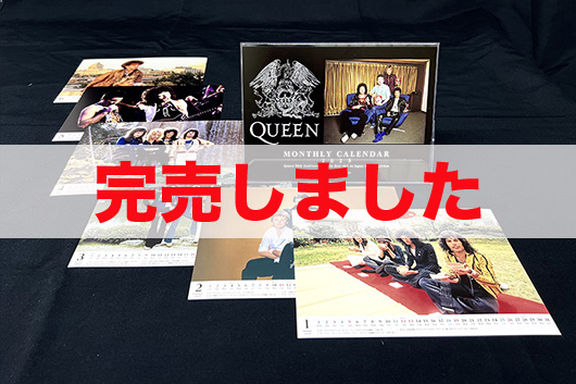 クイーン来日50周年記念【Queen Desk Calendar 2025】【卓上タイプ】（特典付）