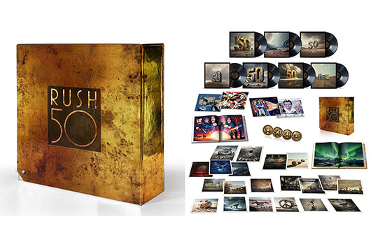 ラッシュの全キャリアを網羅したアンソロジー・ボックスセット『Rush 50』、3月発売