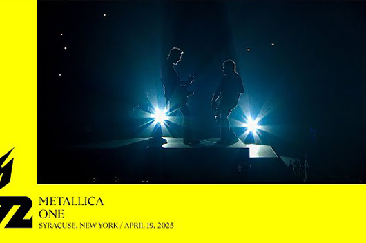 メタリカ、4/19日のNY公演から「One」と「Creeping Death」のプロショット映像公開