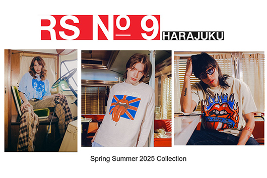 ザ・ローリング・ストーンズのフラッグショップRS No.9、「Spring/Summer 2025コレクション」新作解禁！