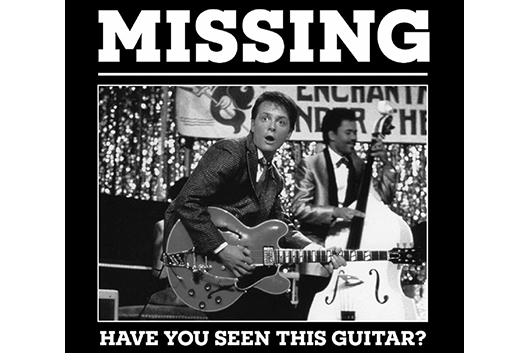 ギブソンが映画『バック・トゥ・ザ・フューチャー』に登場した行方不明のギター『Gibson ES-345』を捜索するキャンペーンを開始