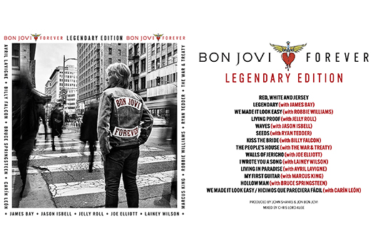 ボン・ジョヴィ、『Forever（Legendary Edition）』日本盤も同時発売＋同作より新曲「Red, White & Jersey」含む2曲公開