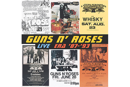ガンズ・アンド・ローゼズ、4LPライヴ・アルバム『Live Era '87–'93