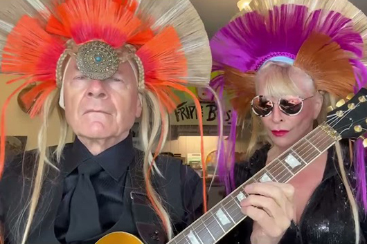 ロバート・フリップ＆妻のトーヤ、ビキニ・キルの「Rebel Girl」をカヴァー