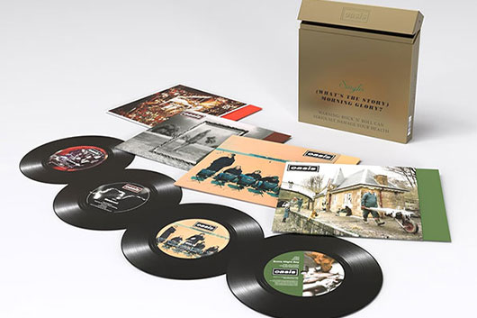 オアシス、『(What's The Story) Morning Glory?』限定7インチ・シングル・ボックスセット12月発売