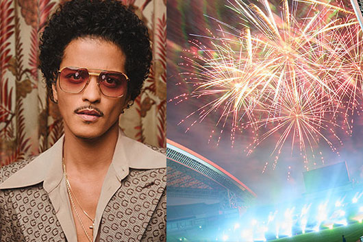 ブルーノ・マーズの音楽×花火のコラボによる初の “Bruno Mars Fireworks Show 2025” が無事開催!