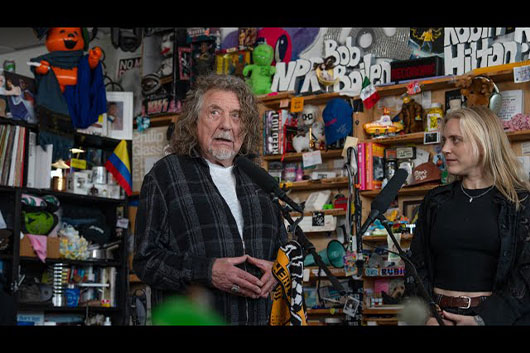 ロバート・プラント＋セイヴィング・グレイス、『Tiny Desk Concert』でレッド・ツェッペリン楽曲を含む5曲をプレイ