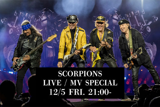 スコーピオンズ『蠍団の帰還~カミング・ホーム・ライヴ』の発売を記念してYouTube特別番組の配信が決定!