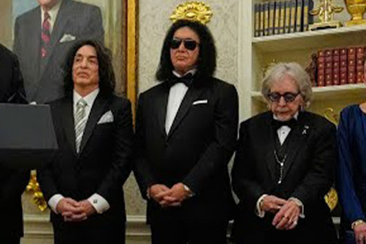 KISSのオリジナル・ラインナップがケネディ・センター名誉賞を受賞