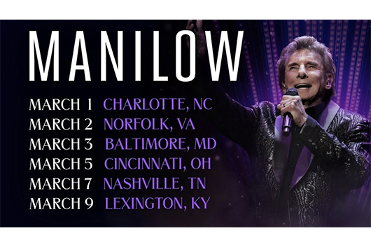 バリー・マニロウ、フェアウェル・ツアーの日程を追加