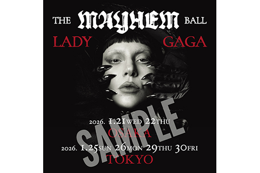 レディー・ガガ、会場即売購入特典解禁！　CDショップ対象来日記念キャンペーン開催も