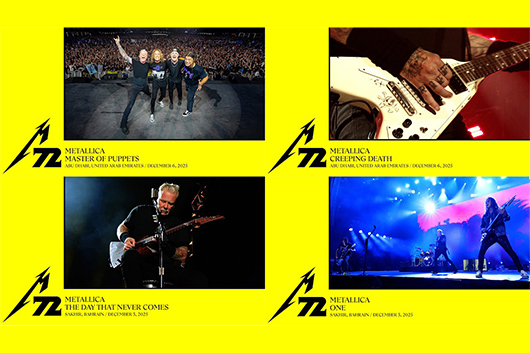 メタリカ “M72 World Tour” ライヴ動画、「Master Of Puppets」等最新4本をまとめてご紹介