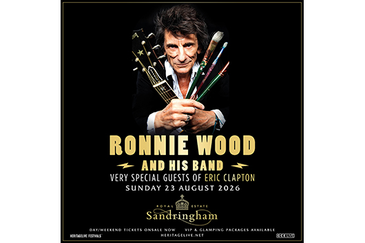 ロニー・ウッド、エリック・クラプトンのこの夏の大規模ライヴにスペシャル・ゲストで出演決定