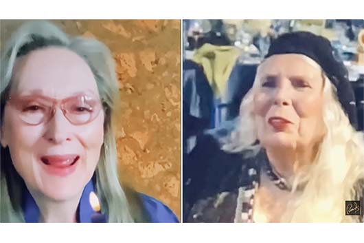 キャメロン・クロウ監督によるジョニ・ミッチェルの伝記映画、ミッチェル役を演じるのはメリル・ストリープ（らしい）