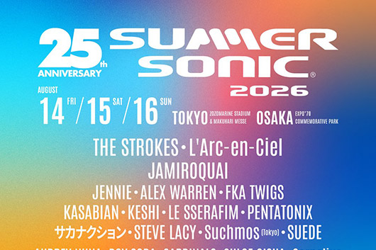 8/14・15・16　サマーソニック2026　東京・大阪