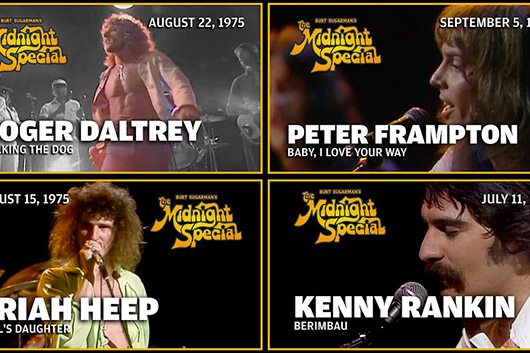 音楽番組『The Midnight Special』── ロジャー・ダルトリー、ピーター・フランプトン、ユーライア・ヒープ、ケニー・ランキン