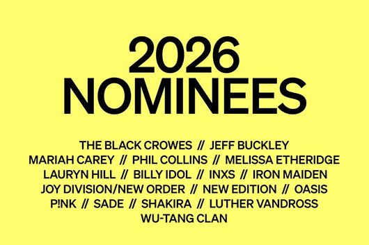 ロックの殿堂、今年度のノミネーション発表。ジェフ・バックリー、INXS、ピンク、ルーサー・ヴァンドロスらが初めて候補に