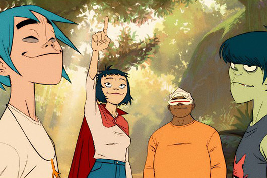 ゴリラズが最新作『The Mountain』の世界観を描く手描きアニメのショート・フィルムを公開