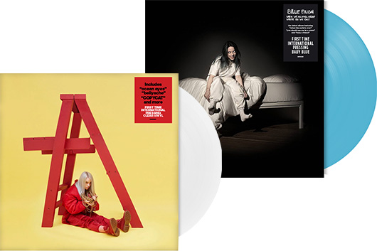 映画『ビリー・アイリッシュ – HIT ME HARD AND SOFT THE TOUR(LIVE IN 3D)』の公開を前に、アナログ2タイトルがエコ・バイオ・ビニール盤でリリース決定