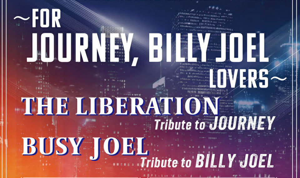 80年代洋楽世代必見！　5/3（日）六本木BAUHAUSにてジャーニー＆ビリー・ジョエルのヒット曲満載トリビュート・ショーを開催！