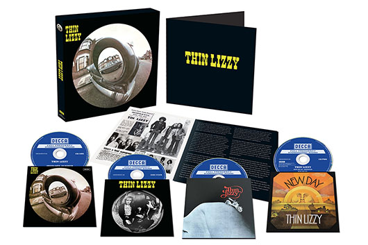 シン・リジィのデビュー・アルバムが3CD＋Blu-rayのボックス・セット他