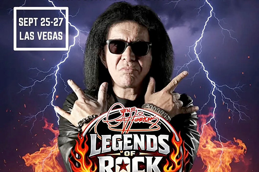 KISSのジーン・シモンズ、自身主宰の「ロック・レジェンドEXPO」開催を