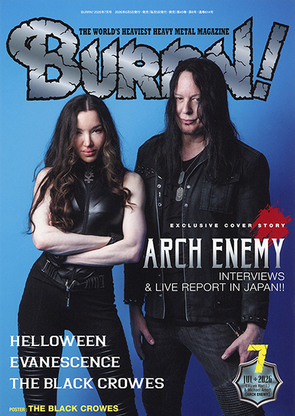 『BURRN! 7月号』【巻頭特集】 ARCH ENEMY