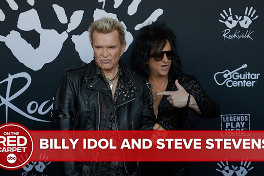 ビリー・アイドル　スティーヴ・スティーヴンス　サインCD billy idol ビリー・アイドル、盟友スティーヴ・スティーヴンスと共にハリウッド