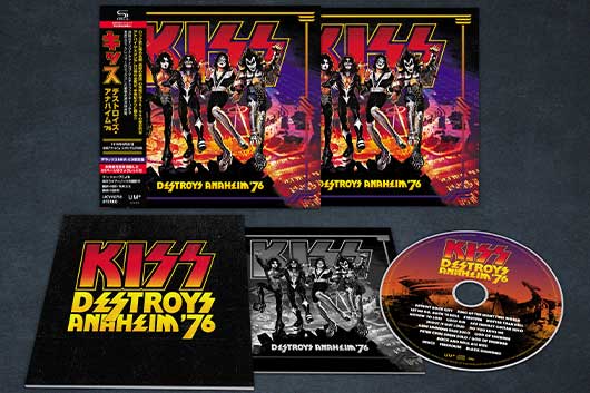KISS、名演として知られる1975年 “Destroyer Tour” 時のライヴを収録した『デストロイズ・アナハイム '76』を8/21にリリース