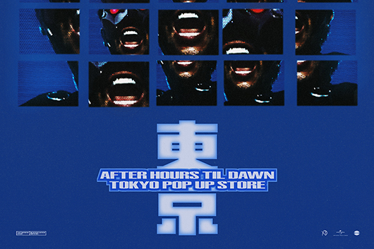 今月来日するザ・ウィークエンド、来日公演を記念した期間限定POP-UP STOREの詳細発表