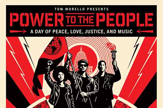 トム・モレロ主催の『Power To The People Festival』で、スプリングスティーンとデイヴ・グロールによるニール・ヤングのカヴァー他、様々な一夜限りの豪華共演が実現