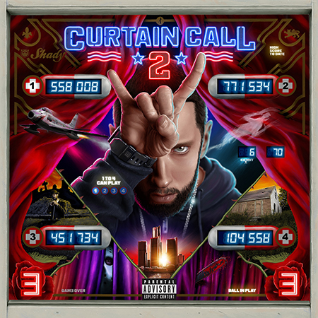 Eminem  Curtain Call 2 CD Tシャツ　限定品