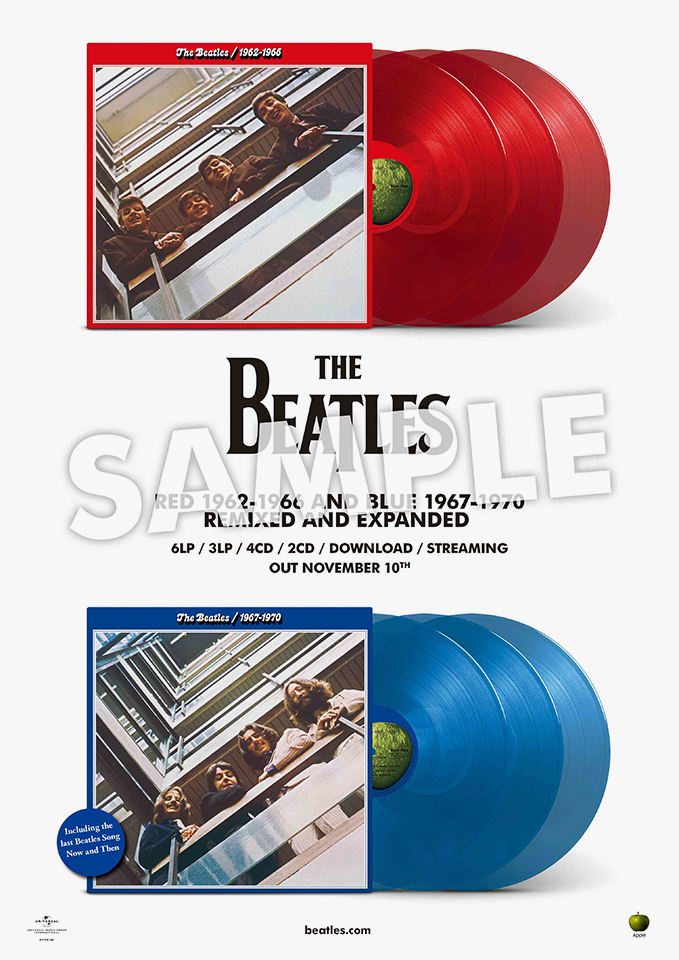 THE BEATLES 赤盤　青盤　2023エディション　EU盤　輸入盤