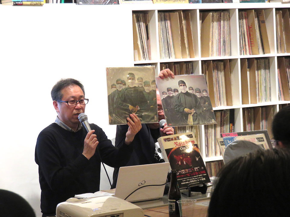 レコード盤の聴き比べをはじめ来日時の貴重な話も飛びだした2時間