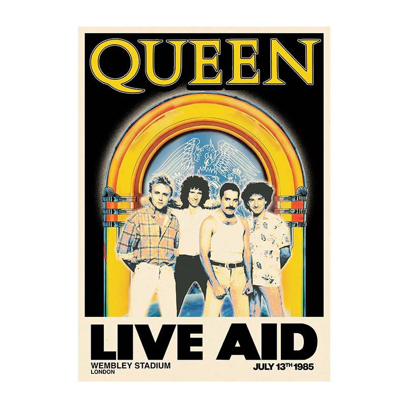 LIVE AID 1985 国内盤 フレディマーキュリー クイーン ライヴエイド クイーン、1985年『ライヴ・エイド』でのパフォーマンス映像が7