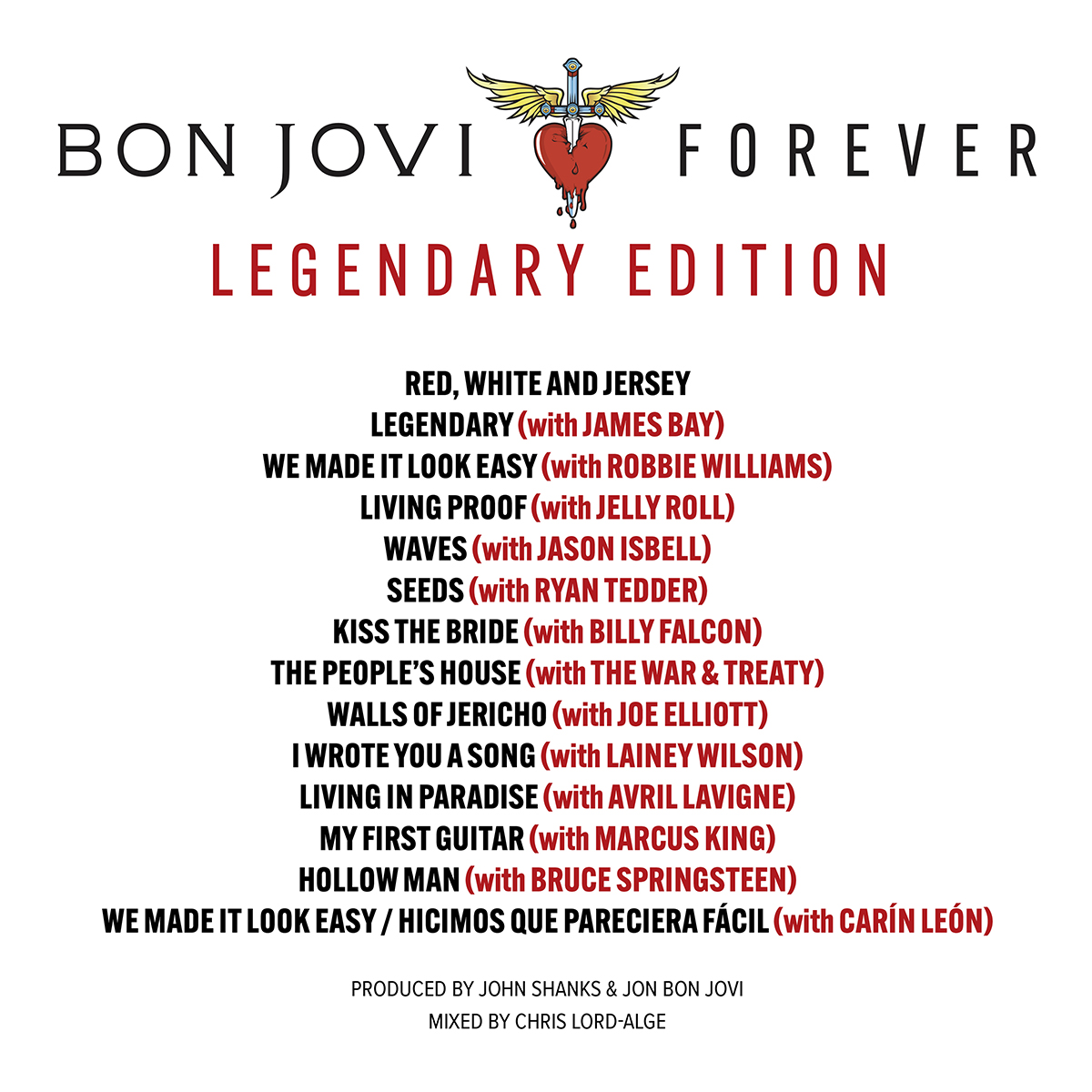 ボン・ジョヴィ、『Forever（Legendary Edition）』日本盤も同時