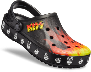 kiss crocs for sale