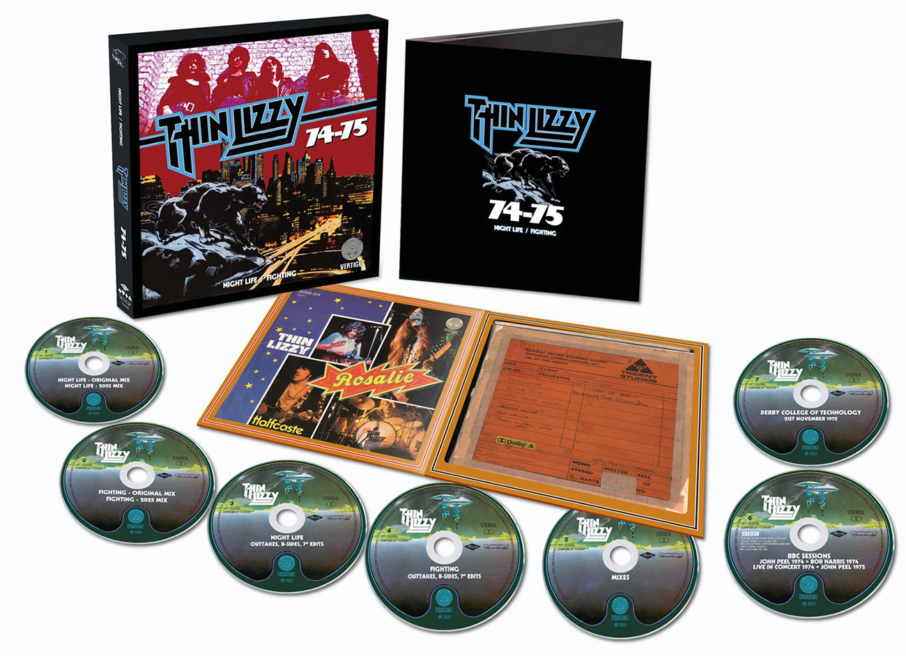 シン・リジィ、『ナイトライフ』『ファイティング!!』を収録した新