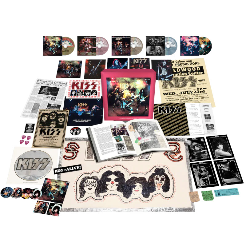 KISS、1975年の初ライヴ・アルバム『Alive!』50周年記念ボックスセット