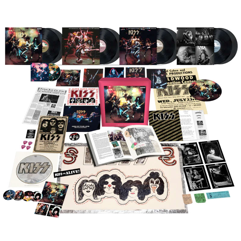 KISS、1975年の初ライヴ・アルバム『Alive!』50周年記念ボックスセット