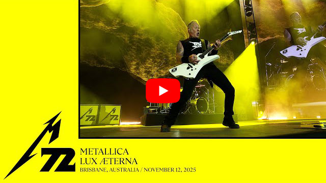 メタリカ、“M72 World Tour” からのライヴ動画「Wherever I May Roam